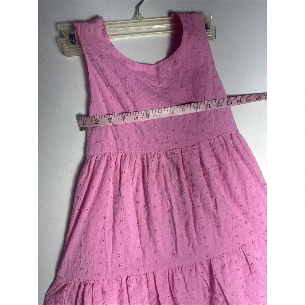 Girls George Pink Floral Dress‎ Size 12 Pleated Bodice Button Front BEAUTIFUL!